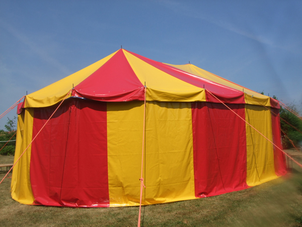 Zirkuszelt, oval 16 x 24 m mieten bei Zepra Event