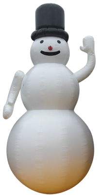 aufgeblasener Schneemann mieten bei Zepra Event