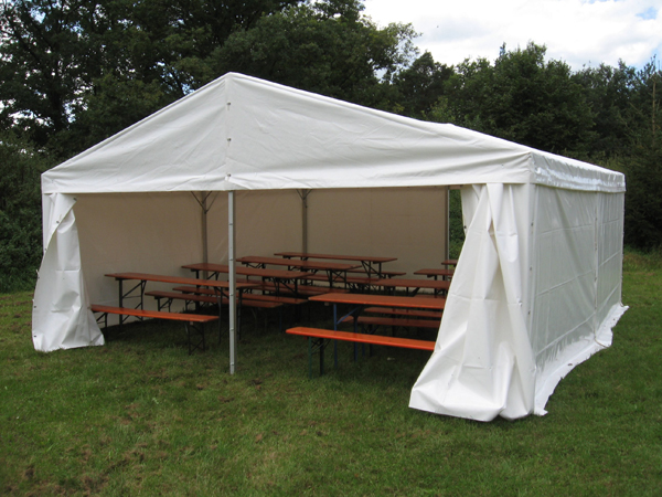 Festzelt 6x6m mieten bei Zepra Event