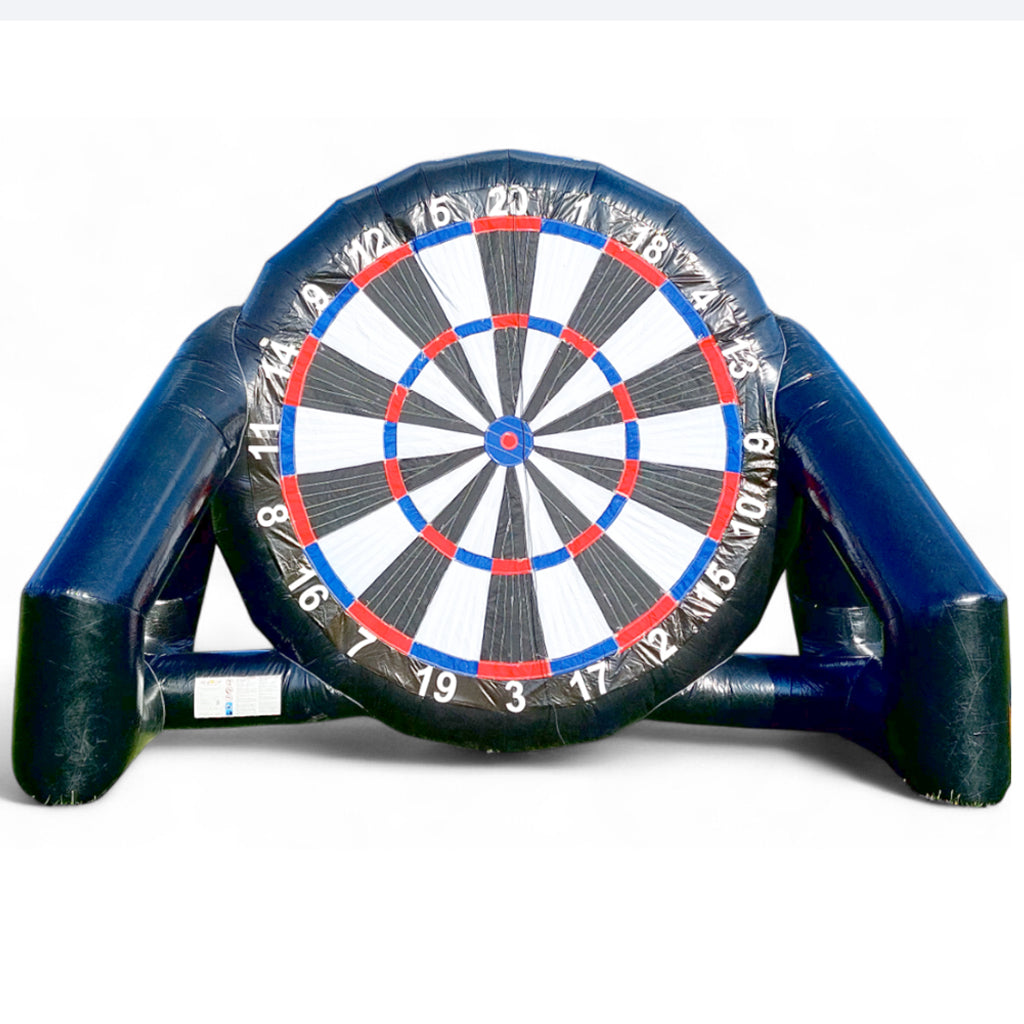Aufblasbares Fussball Dart mieten 4,3 m Höhe