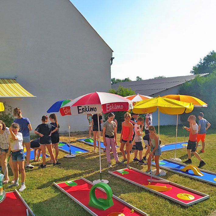 Mobile Minigolfanlage mieten 9 Stk. Bahnen