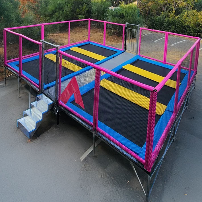 Trampolin 6er-Anlage mieten - Das ultimative Springvergnügen