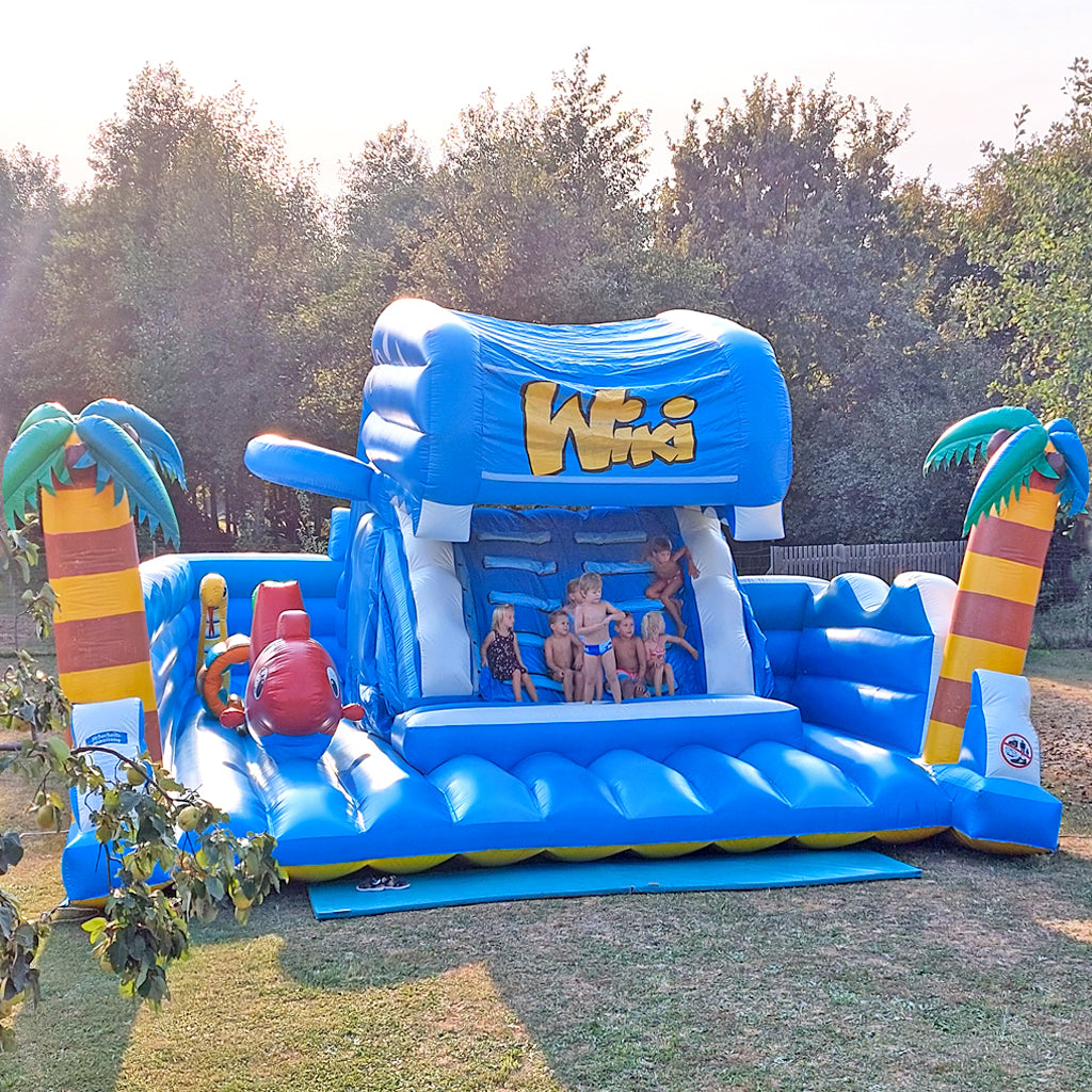 Hüpfburg Maulrutsche Wal mieten 11x6m