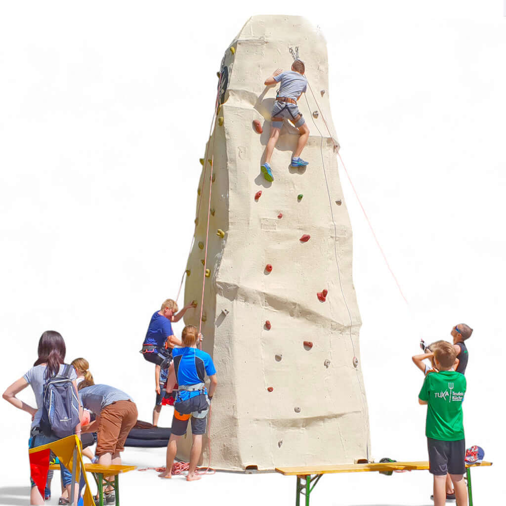 Kletterturm mieten – Adrenalinkick auf 8 Metern Höhe erleben