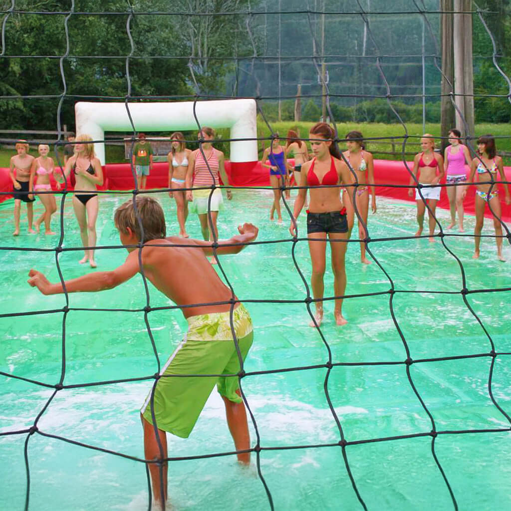 Water Soccer, Seifenfußball mieten - ohne aufblasbaren Boden - Wasser