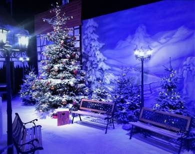 Kunstschnee mieten - Streuschnee & Schneekanonen-Schnee, B1 schwer entflammbar – 3