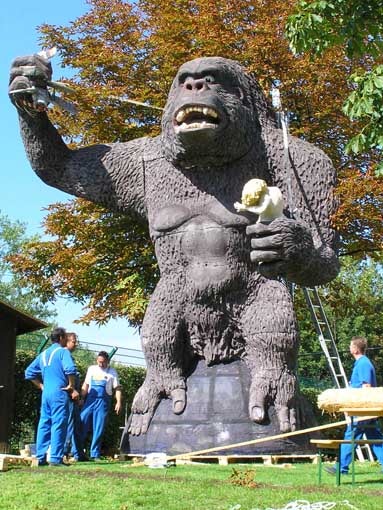 King-Kong Affen Figur XXXXL mieten - 650 cm Hollywood Film-Deko