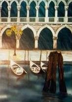 Venedig Kulisse mieten – venezianischer Kanal & Boot Backdrop, ca. 140 x 200 cm – 2