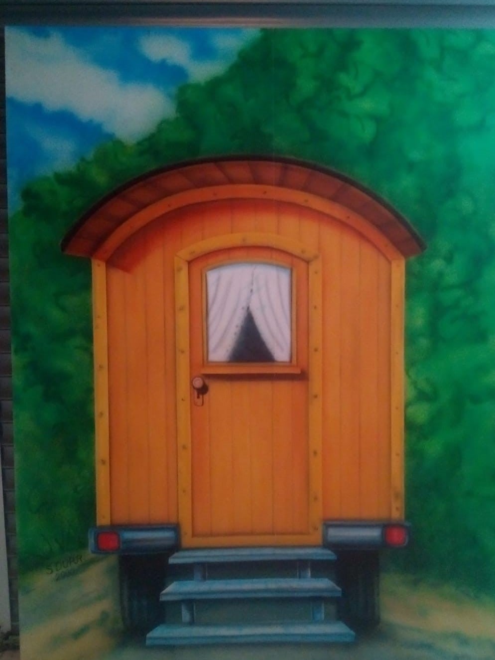 Bierfest & Jahrmarkt Kulisse mieten – Schausteller-Wohnwagen 2 m x 2,5 m, B1 – 2