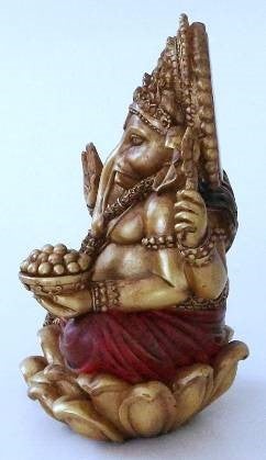 Indische Gottheiten mieten – Ganesha & Vasudhara Tischfiguren, Indien Deko – 3