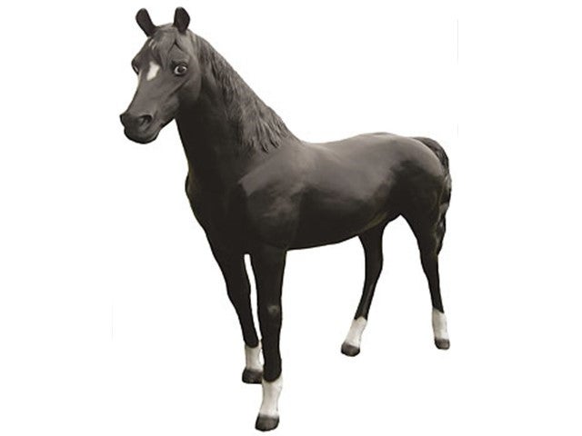 Pferde-Figuren mieten – lebensgroße Pferd-Deko, ca. 210 cm, Bauernhof & Western – 3