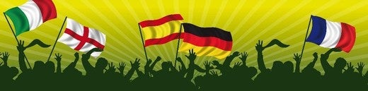 Fan-Kulisse mieten – Fußball & Rennsport Tribüne, ca. 12 m breit, B1 – 2