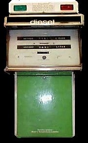 Zapfsäulen mieten – originale Tanksäulen 70er/80er, ca. 200 cm, Retro-Deko – 3