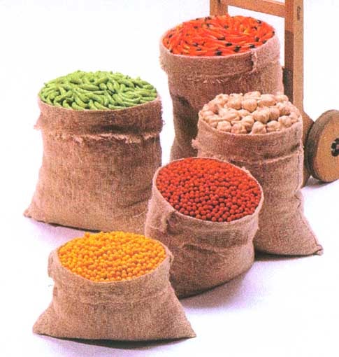 Gewürzsäcke Deko mieten – orientalische Marktsäcke ca. 60 cm aus Jute