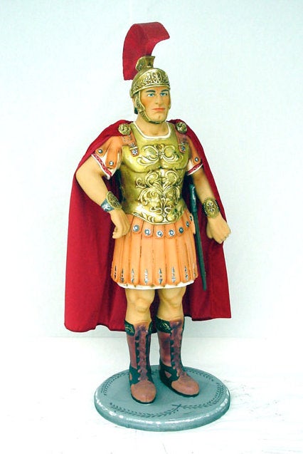 Römer Figur mieten – lebensgroßer römischer Soldat ca. 180 cm, Rom & Italien Deko
