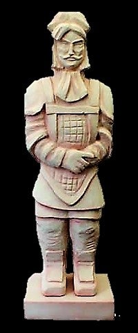 Terrakotta-Krieger Figur mieten - China Statue 200 cm Replikat leicht – 2
