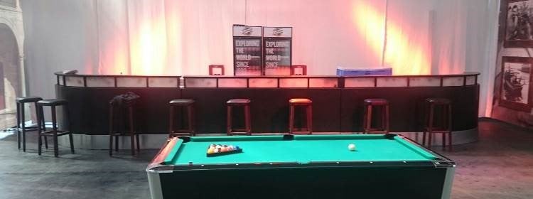 Bar-Theke mieten - 8 m beleuchtete Bartheke für Kneipe & Event