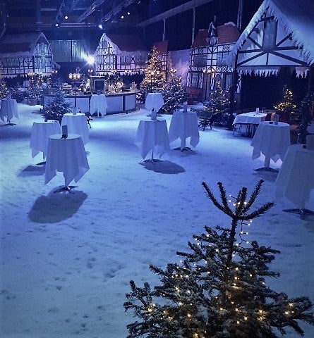 Kunstschnee mieten - Streuschnee & Schneekanonen-Schnee, B1 schwer entflammbar – 4