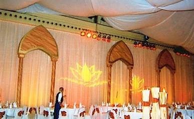 Indien Tempelbogen mit Säulen mieten – Taj Mahal & Orient Dekoration