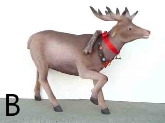 Rentier-Figur mieten – lebensgroß bis ca. 160 cm, Weihnachts-Deko, outdoor – 3