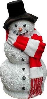 Schneemann-Figur mieten – lebensgroße Winter-Deko, outdoor-geeignet, bis ca. 180 cm – 4