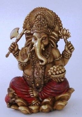 Indische Gottheiten mieten – Ganesha & Vasudhara Tischfiguren, Indien Deko – 2