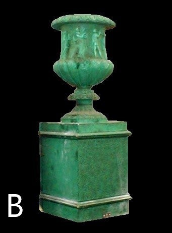 Barock-Blumenpokale Medusa mieten – bis ca. 150 cm, antike Vasen-Deko – 4