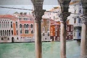 Venedig Kulisse mieten – handgemalte Italien-Kulisse 4,50 m x 3 m – 2
