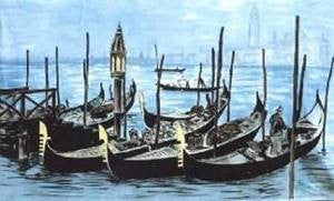 Venedig-Kulissen mieten – verschiedene Motive, handgemalt, freistehend (ca. 4,5 m × 300 cm) – 4