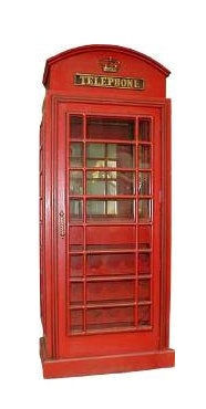 Englische Telefonzelle mieten – ca. 184 cm, London-Deko für Event & Messe