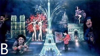 Eiffelturm Kulisse mieten – Paris-Bühnenbild in mehreren Motiven & Größen – 4