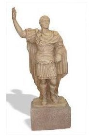 Caesar Figur mieten – lebensgroße Cäsar-Statue 195 cm, Antik & Rom Deko – 2