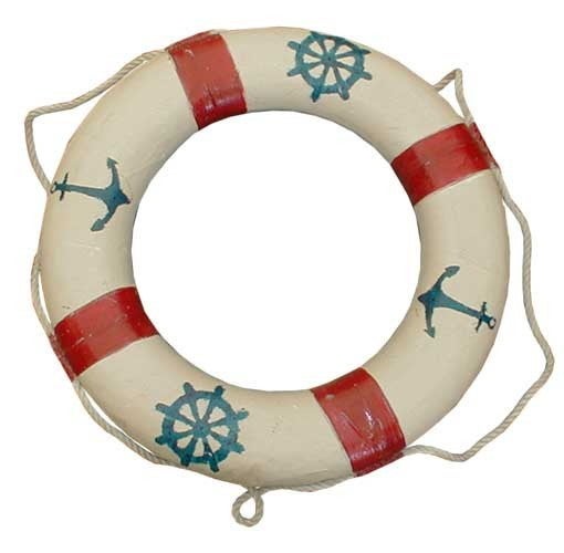 Rettungsringe mieten - originale Maritim-Deko mit & ohne Piktogramm – 3
