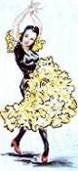Tänzerinnen Cut-Outs mieten – Spanien & Flamenco Event-Dekoration | B1-zertifiziert – 4