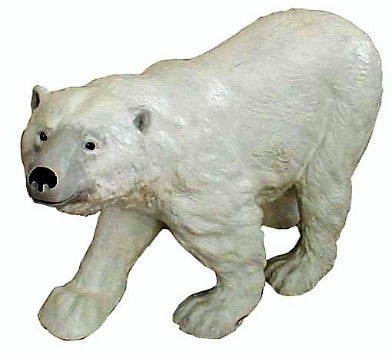 Eisbär-Figur mieten – lebensgroß bis ca. 220 cm, Polarbär-Deko fürs Event – 3