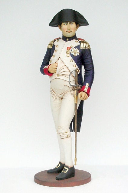 Napoleon-Figur mieten – lebensgroße Deko-Statue, ca. 175 cm, Frankreich-Motto