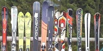 Ski & Skistöcke mieten – originale Holz-Ski für Après-Ski- & Winter-Deko – 2
