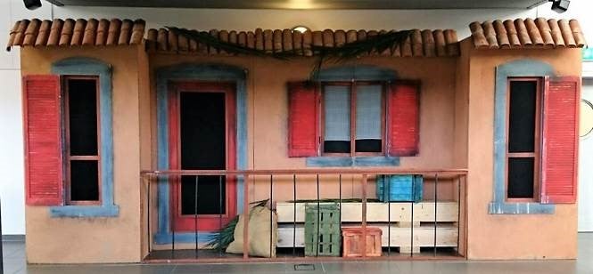 Provence Hausfassaden mieten – Frankreich-Kulisse, Marktstand, freistehend – 3