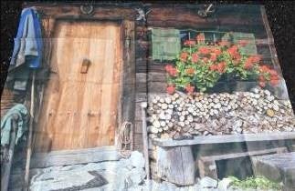 Almhütten-Kulisse mieten – Alpen & Après-Ski Event-Dekoration