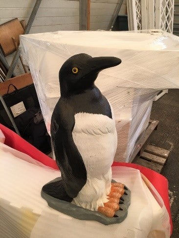 Pinguin-Figur mieten – lebensgroß ca. 100 cm, Deko Arktis & Antarktis – 2