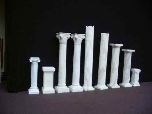 Griechische Säulen mieten - Säule Tempel Antik Deko 206 cm