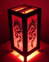 Dragon Tischleuchte mieten - China-Drache Lampe Asia-Deko