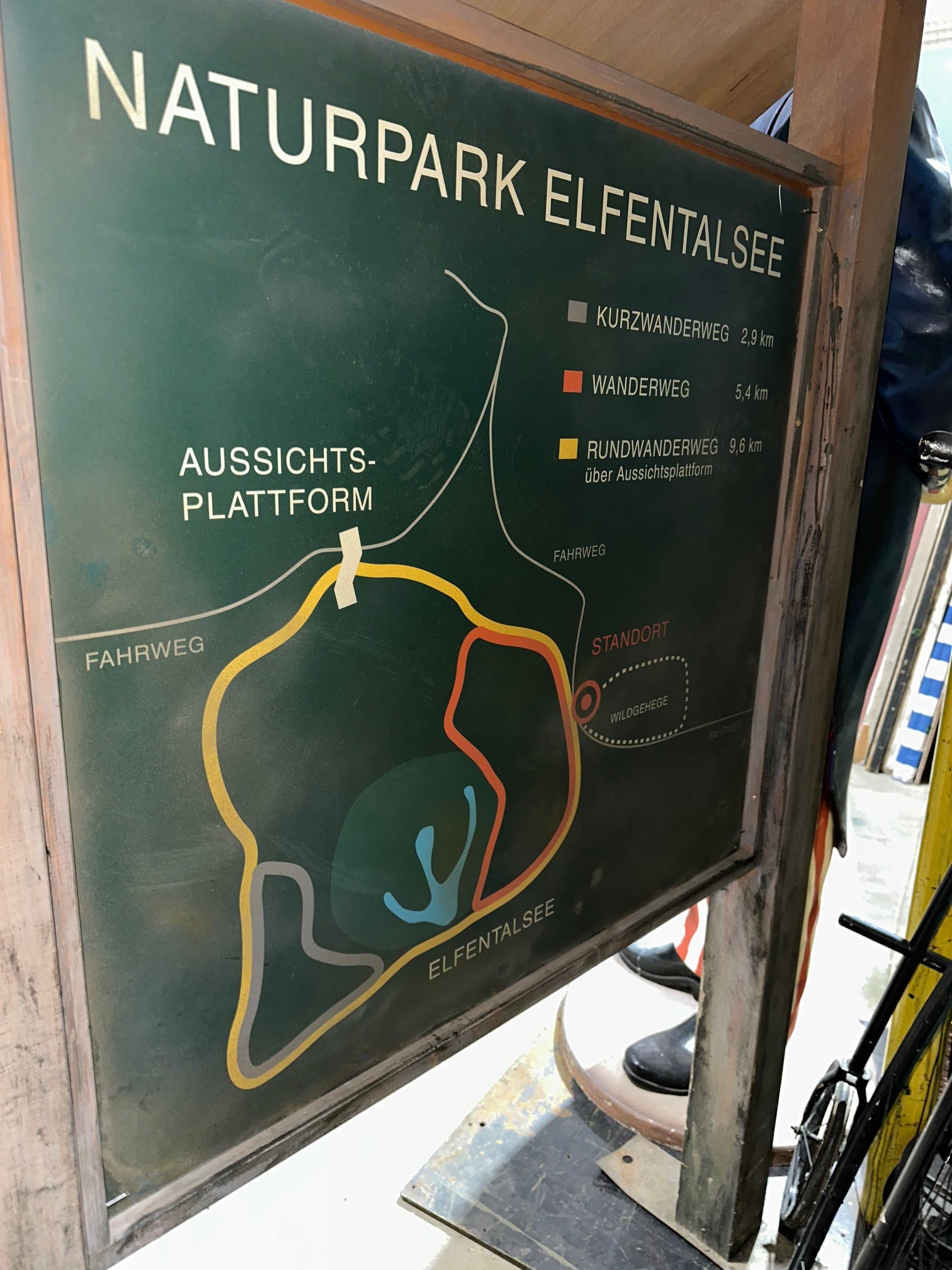 Wanderkartenschild mieten - überdachte Wanderkarten-Station für Alpen-Deko – 3