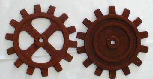 Zahnräder mieten - Industrie-Deko Zahnrad für Steampunk-Kulisse – 2