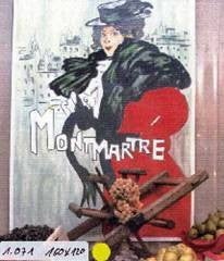 Französische Kleinkulissen mieten - Kabarett, Künstler & Paris, handgemalt – 2