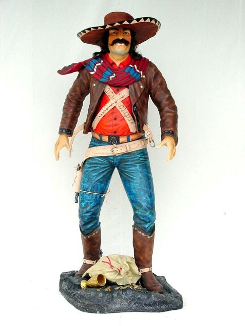 Mexikaner-Figur mieten – lebensgroße Deko, ca. 180 cm, Mexiko- & Fiesta-Events