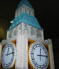 Big Ben Figur mieten – London-Deko vollplastisch ca. 300 cm, nur ca. 5 kg – 3
