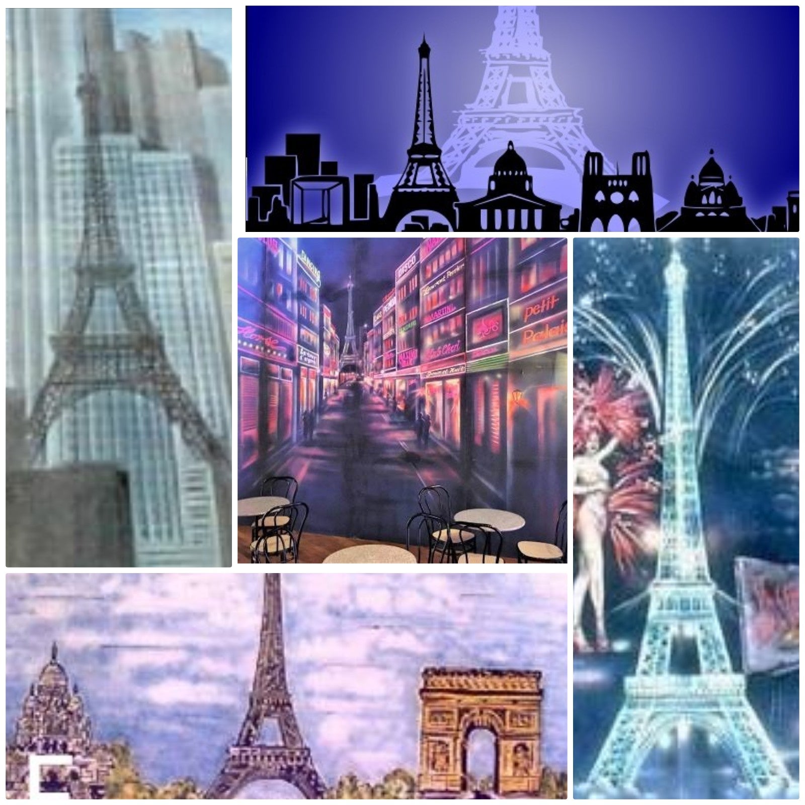 Eiffelturm Kulisse mieten – Paris-Bühnenbild in mehreren Motiven & Größen