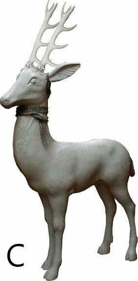 Rentier-Figur mieten – lebensgroß bis ca. 160 cm, Weihnachts-Deko, outdoor – 4