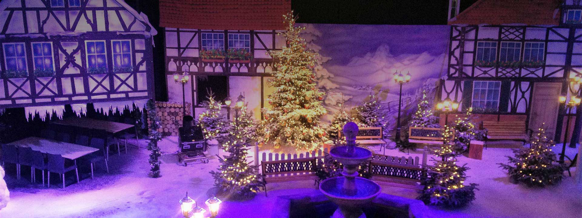Weihnachtskulisse & Weihnachtsdeko mieten – Weihnachtsmarkt, Weihnachtsdorf & Krippe – 3